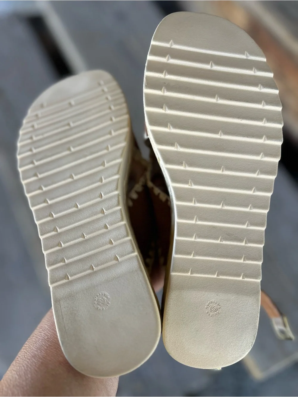 Women’s Fabio Maggenti suede sandals super cute and comfortable.